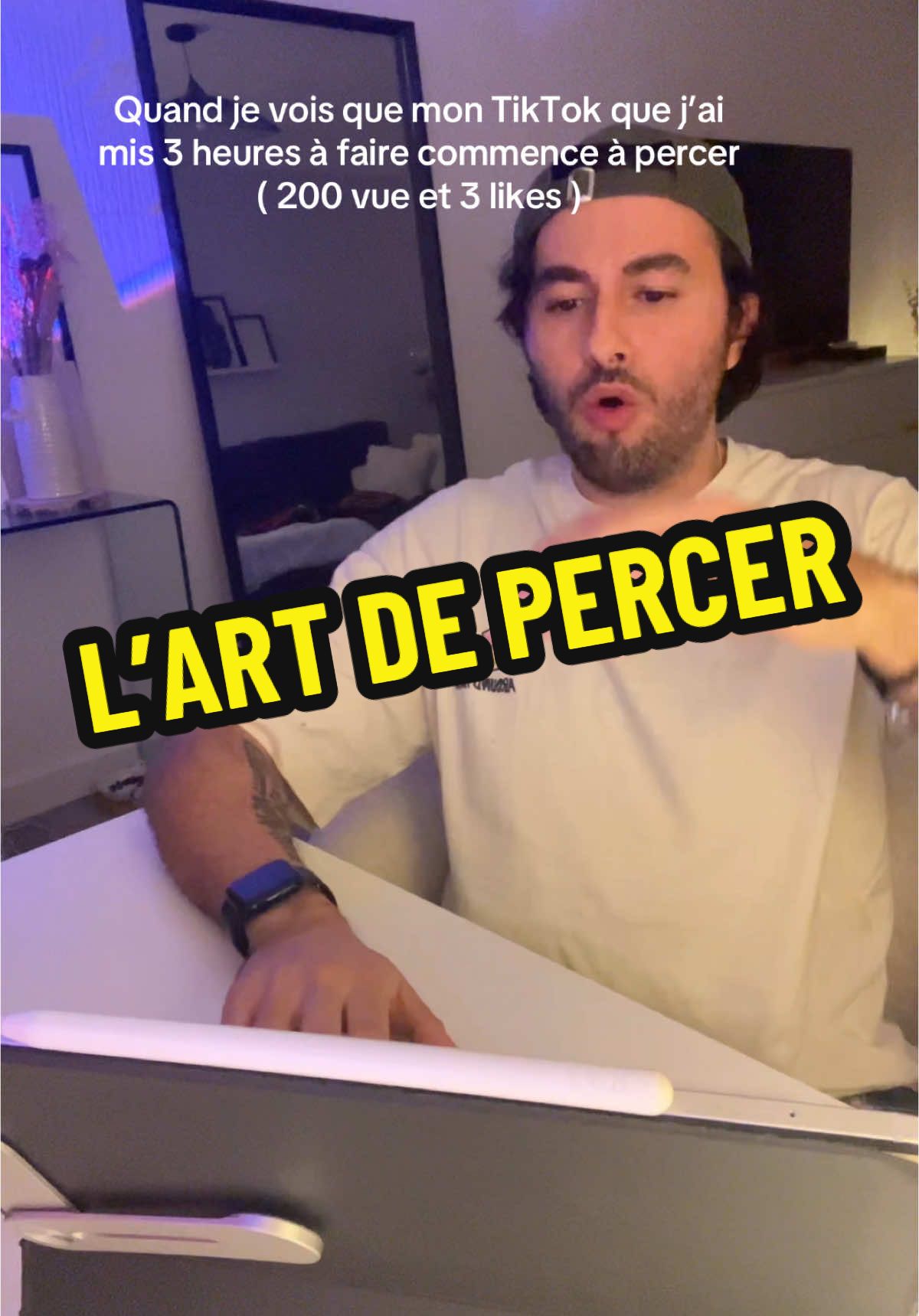 Mais on lâche rien car la passion avant tout !! 💪😜 #projettiktok #trend #humour #artiste #art #digitalartist #foryp 