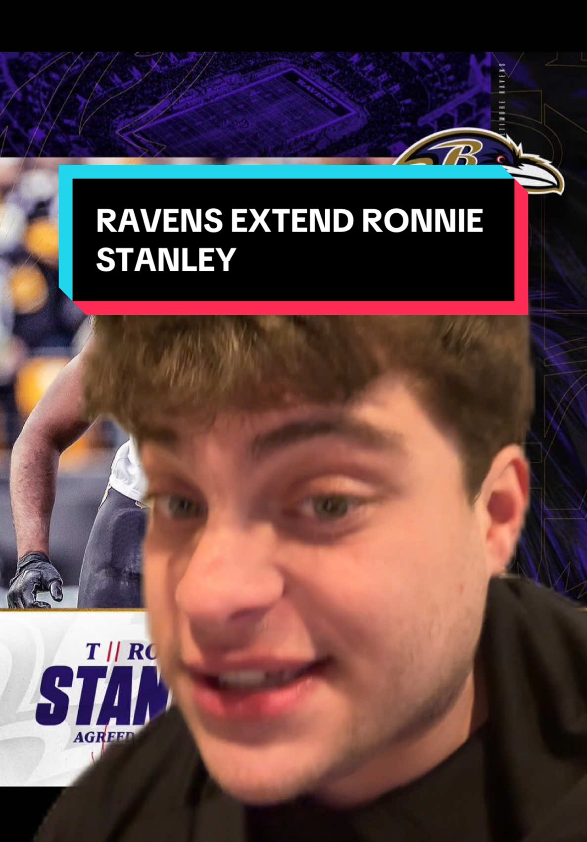 BIG TIME MOVE BABY!!! #thenextnetwork #nfl #sports #football #baltimore #ravens #baltimoreravens #ronniestanley 