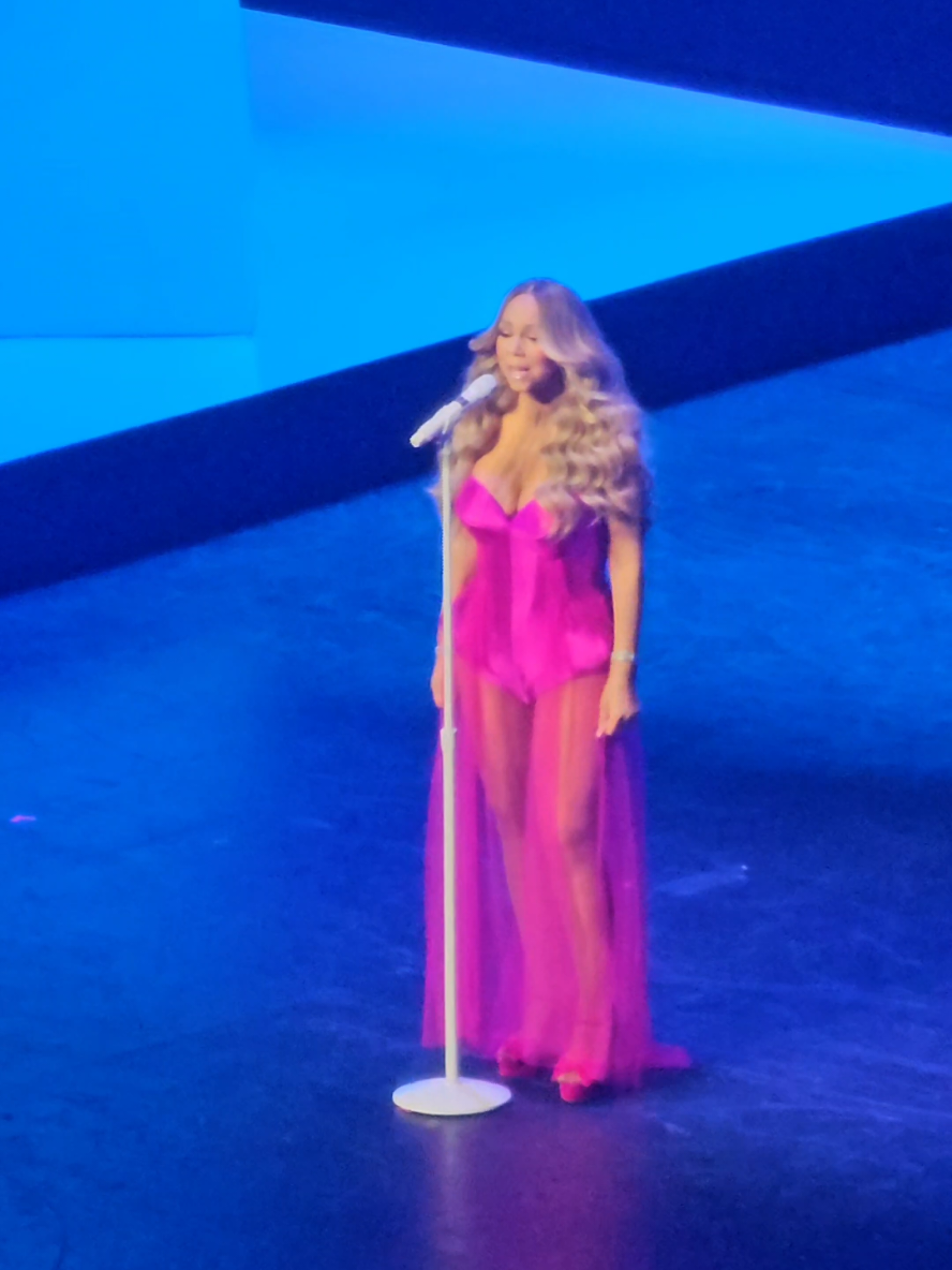 My husband took me to the Mariah Carey concert on Valentine's Day! She is a GODDESS!! This video doesn't do her justice. Hearing her live was magical and the crowd was such a vibe ✨️  Love you @Mariah Carey #mariahcarey 