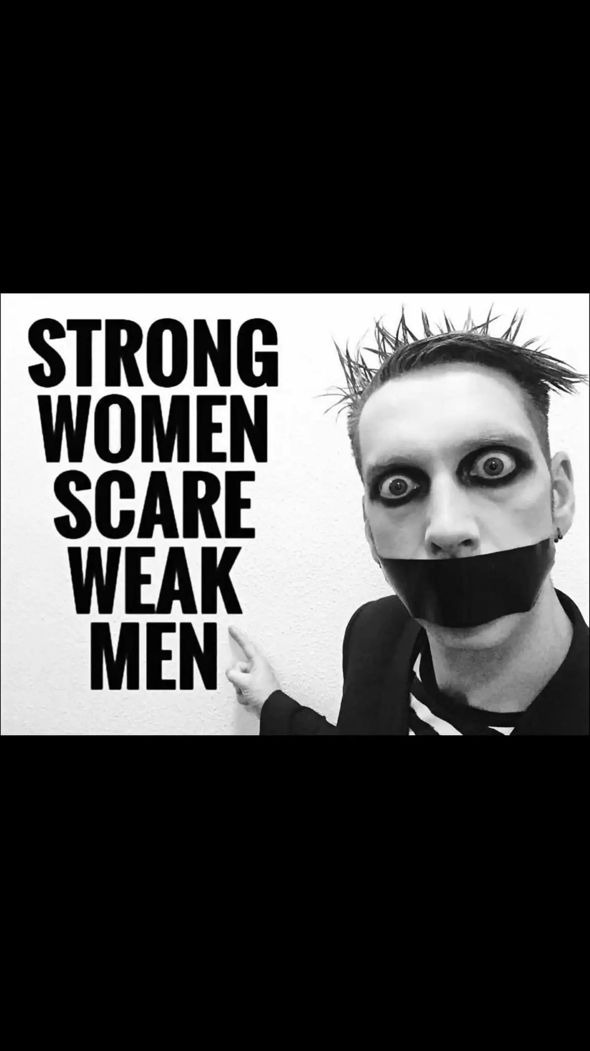 Happy international women’s day!! A special shout out to all the incredible women who help make the Tape Face show happen!! 😶👍 