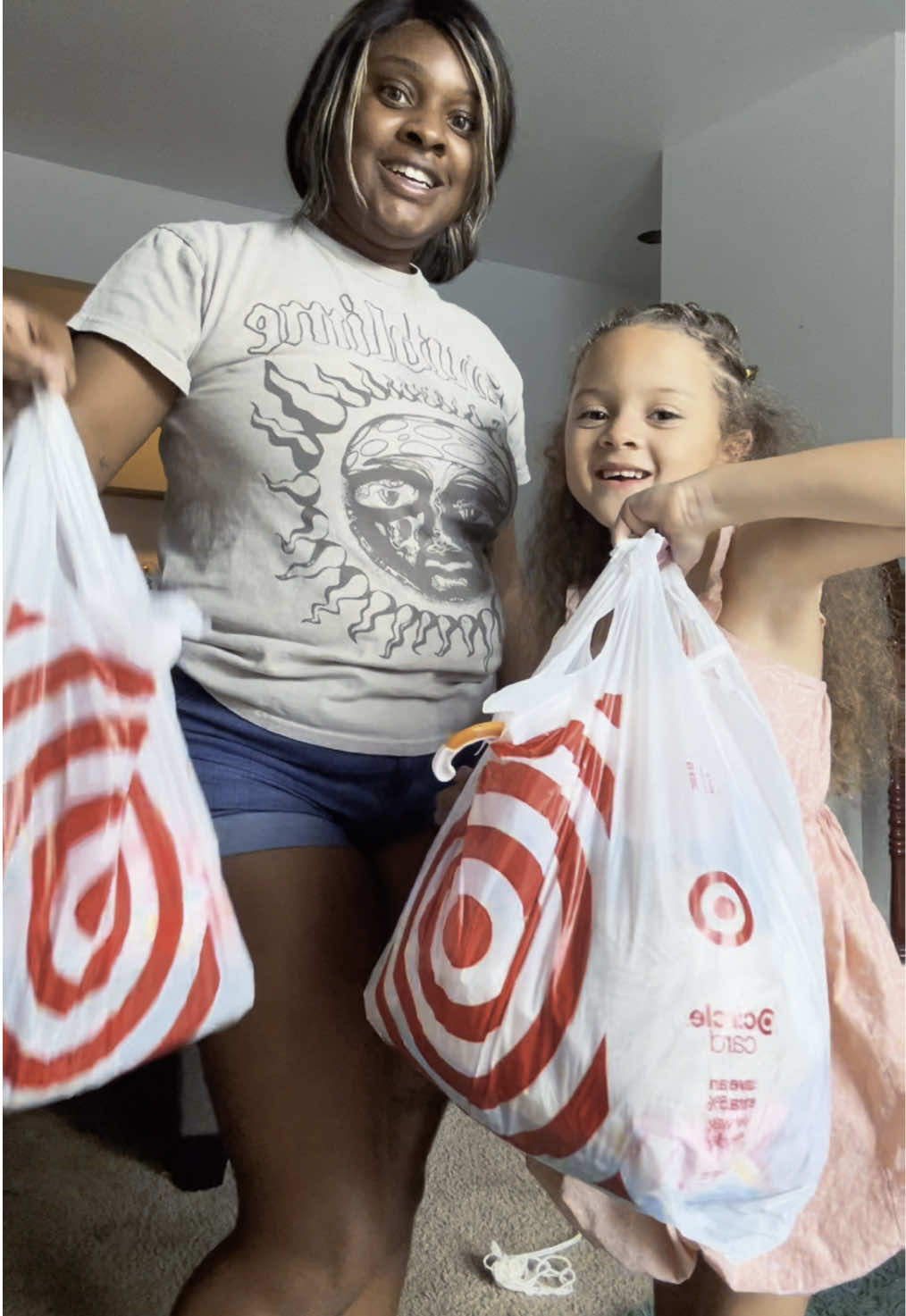 Rhiyan’s little Target haul 🩷 #target #mixedkid #springbreak #shopping #targethaul #girlsday 