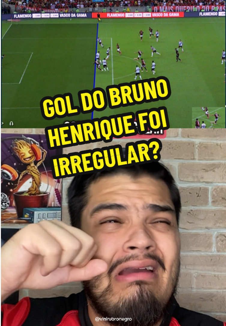 Vascaínos dizem que gol do Bruno Henrique foi irregular 😭😂 #esportestiktok #futebol #tiktokesportes #Libertadores #Flamengo #Mengão #Cariocão #CampeonatoCarioca #Brasileirão #Rubronegro #Vasco #VascoDaGama 