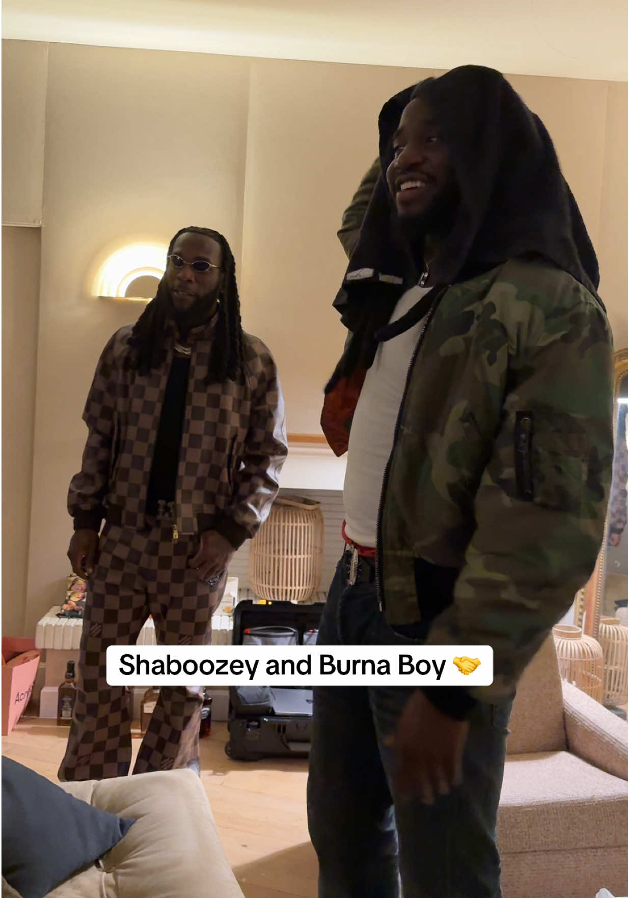 Representing Nigeria in Paris! 🇳🇬 #shaboozey #burnaboy #behindthescenes #countrymusic #afrobeats 