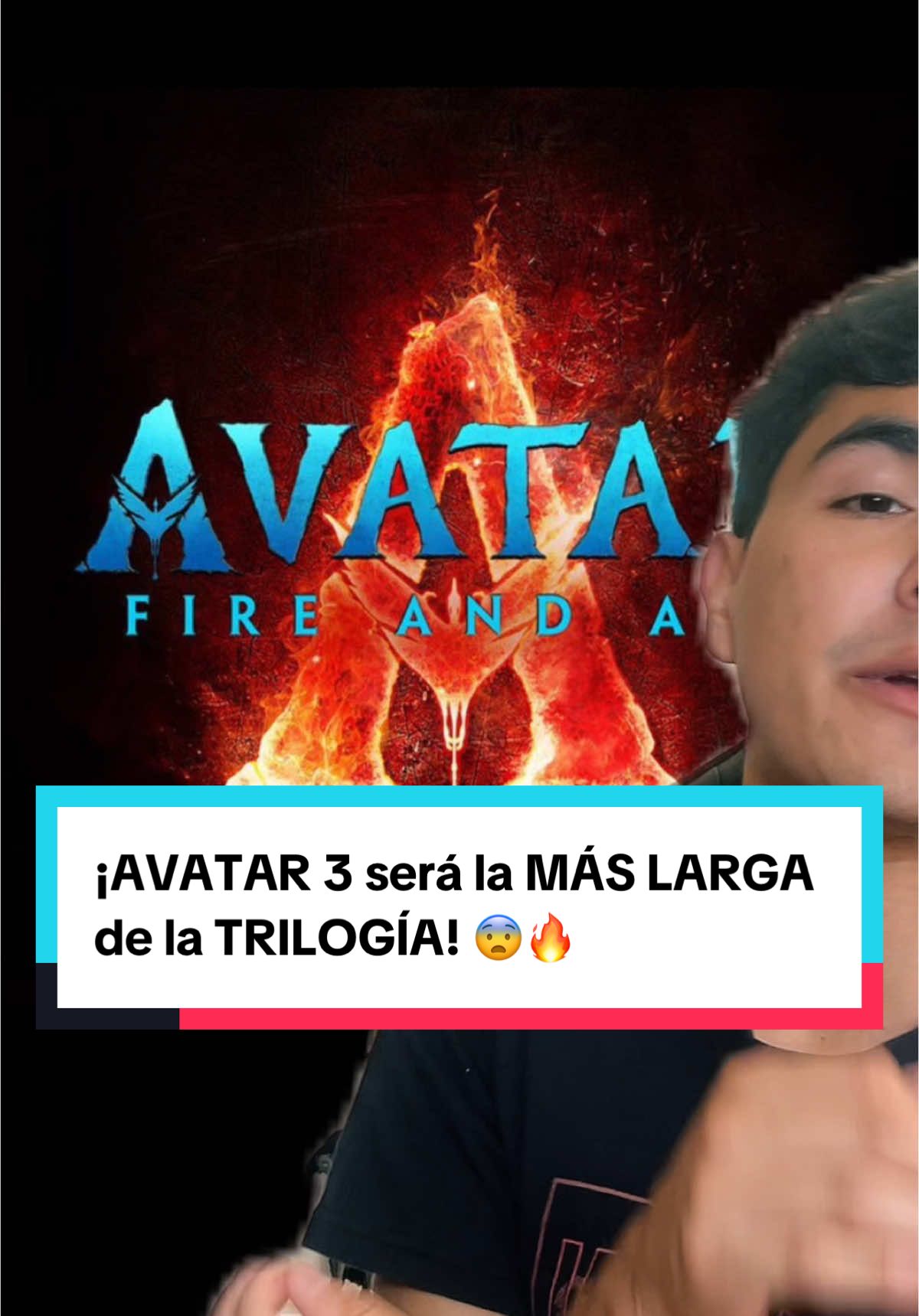 Avatar 3 va a durar más de 3 horas!! 😨 #avatar #avatar3 #peliculas #cine #aycarloscamacho #avatarfireandash 