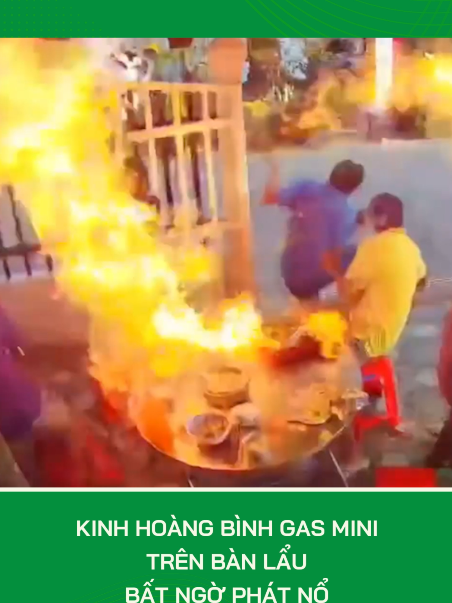 Kinh hoàng bình gas mini trên bàn lẩu bất ngờ phát nổ #dongthaptv #tiktokthdt #mcv #dongthap #truyenhinhdongthap #thdt #tiktoknews 