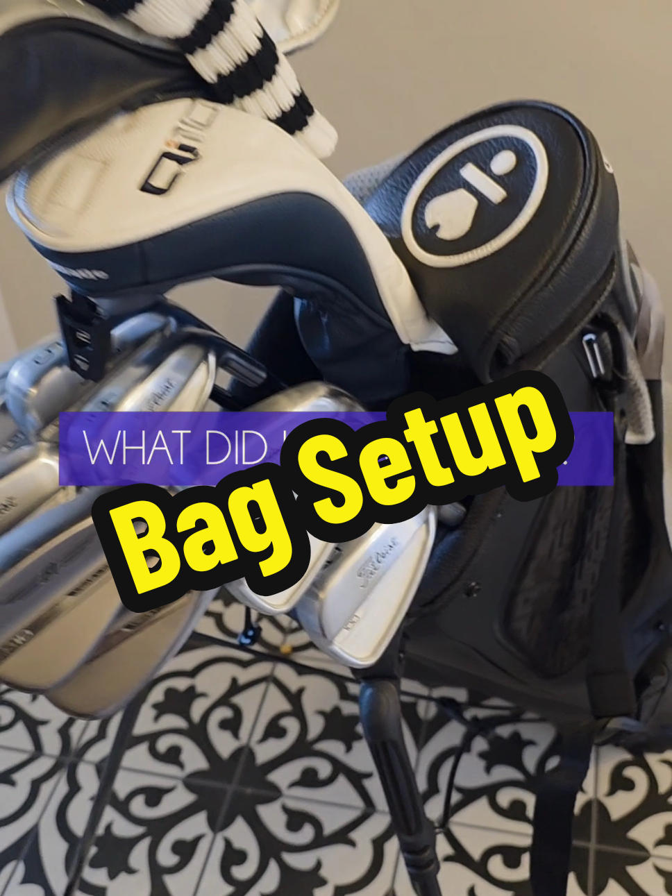 Perfect 👌 #GolfBag #WITB #GolfClubs #Golf #Titleist #Taylormade #LABPutter #SundayGolf 