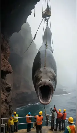 The Giant Sea Monster Cought By Fisherman #creatorsearchinsights #ocean #monster #videoviral #Fyp 