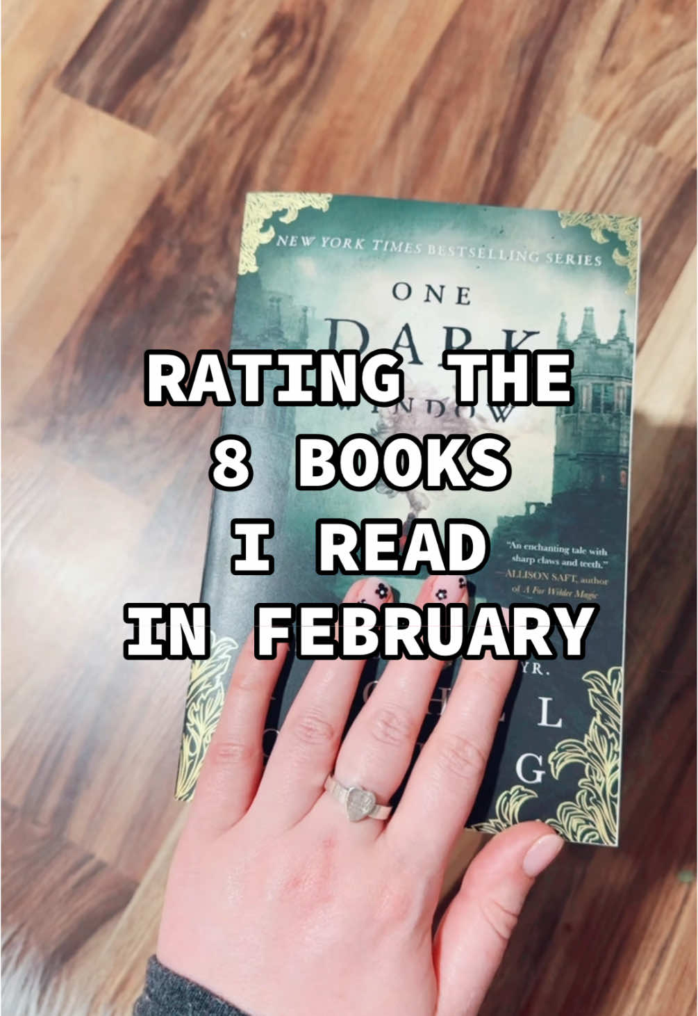 Better late than never? 🤷🏼‍♀️ #onedarkwindow #luxeygirl #BookTok #bookrecommendations #luxeygirlreads #theshepardkingduology #bridgerton #educated #wecouldberats #thesevenyearslip #theberrypickers 