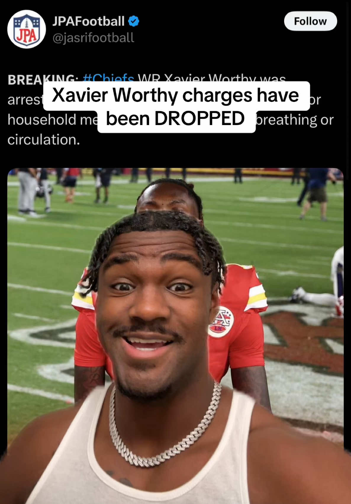 Xavier Worthy is INNOCENT #foryou #fyp #viral #football #nfl #xavierworthy #chiefskingdom   