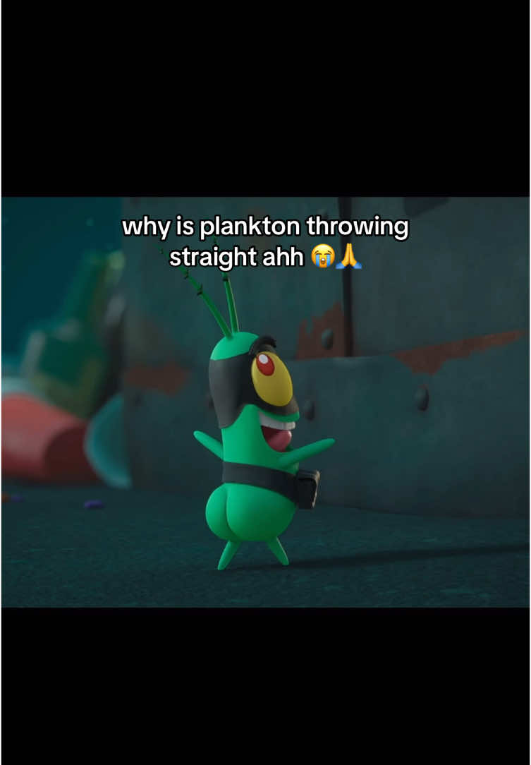 tounge out and everything 😔💔 #planktonmovie #plankton #spongebob #fyp #foryou #fypp #foryoupage 