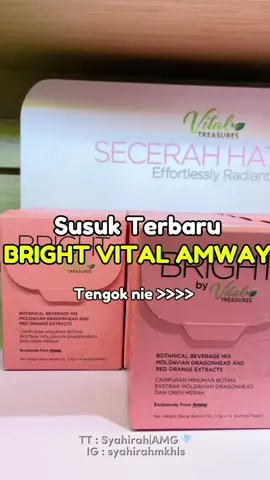 Produk baru launch bulan ni gaiss! 😍  Lagi power dari rosyshine omaigod! 😖 Nak kulit cing2 masa raya sila la consume gaisss #amwayproduct #brightamway #brightbyvital #amway #amwaykajang #amwayputrajaya #amwaybangi 
