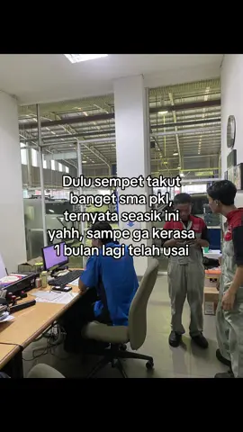 Ga kerasa tinggal 1 bulan lagi aja #pkl #ojt #otomotif #smkbisa #stories #foryou #fyp 