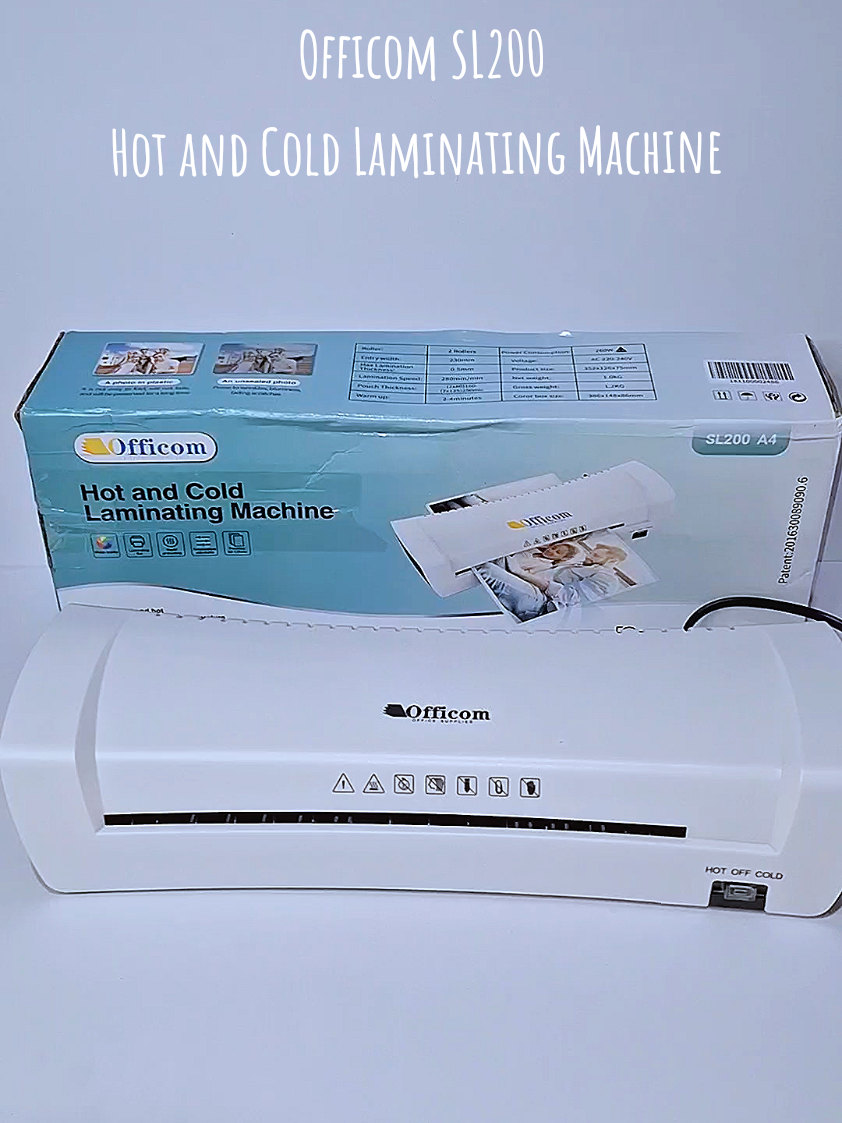 Officom SL200 A4 Laminating Machine with Free Laminating Film #laminate #laminatingmachine #hotandcoldlaminator #laminator #officomlaminator 