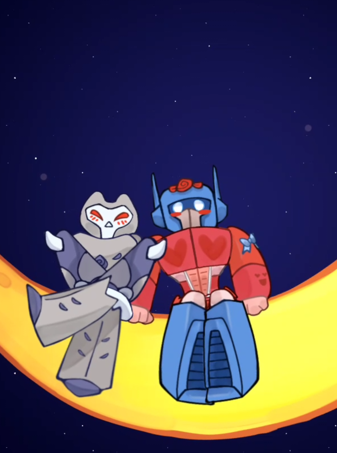 AT THE LAST MINUTE I REALIZE THOSE DAMN POINTS  😭😭 I really suffered with hugatron #valentinesformers #fypp #transformersedit #optimusprime #megatron #megop #homegirl #homegirltrend #transformersonemovie