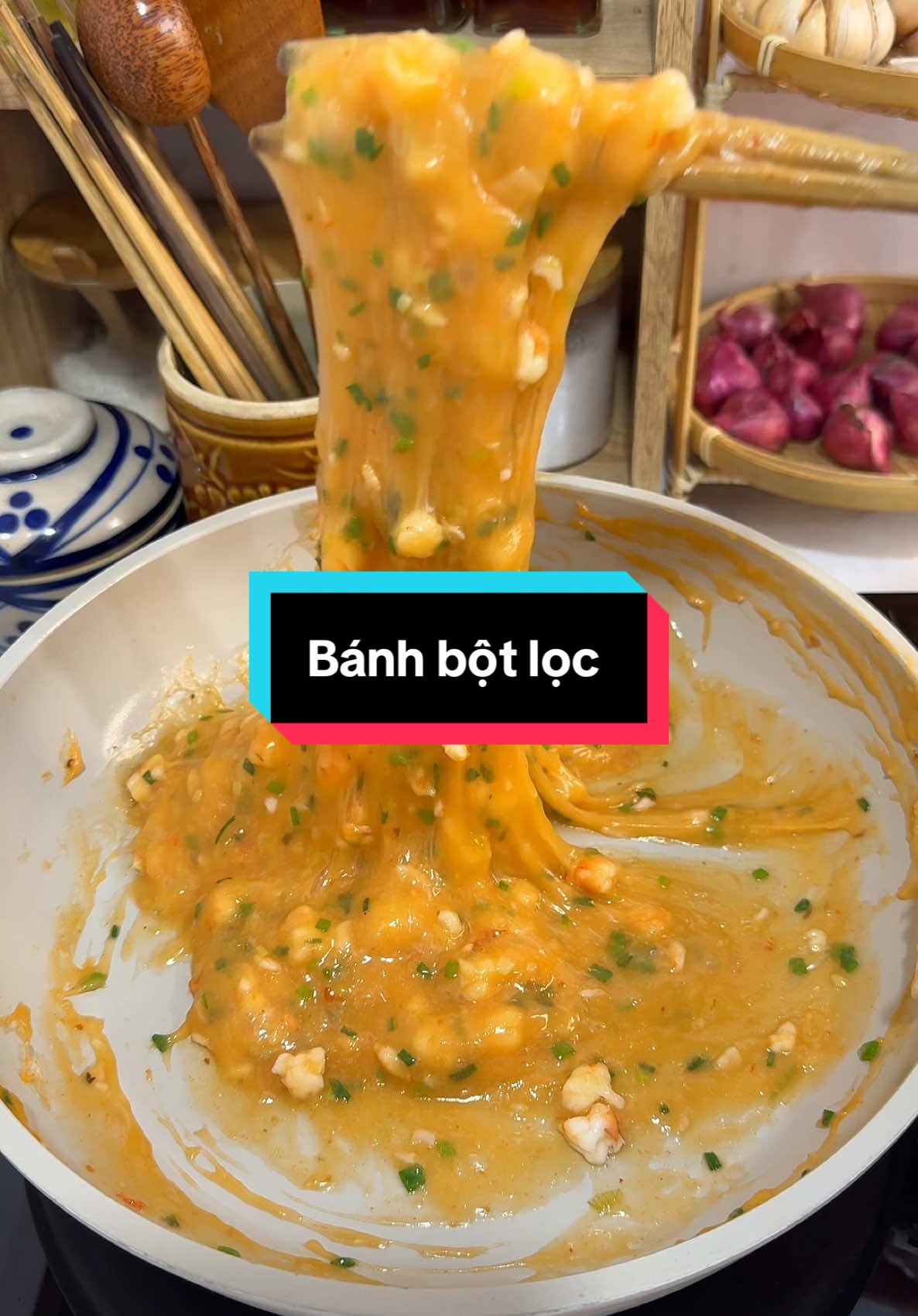 Bánh bột lọc lười#bepnhachin #monngontainha #LearnOnTikTok #foodtiktok #xuhuongtiktok #monngonmoingay #homnayangi #banhbotlocluoi 