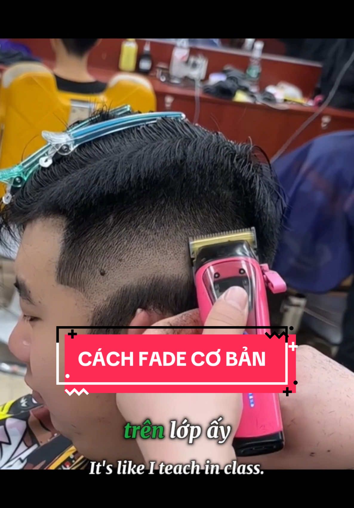 Trả lời @VanĐoàn Em tham khảo phương pháp Fade cơ bản! #tranvanphu #hoccattoconline #daynghetoconline #fade #fadehaircut 