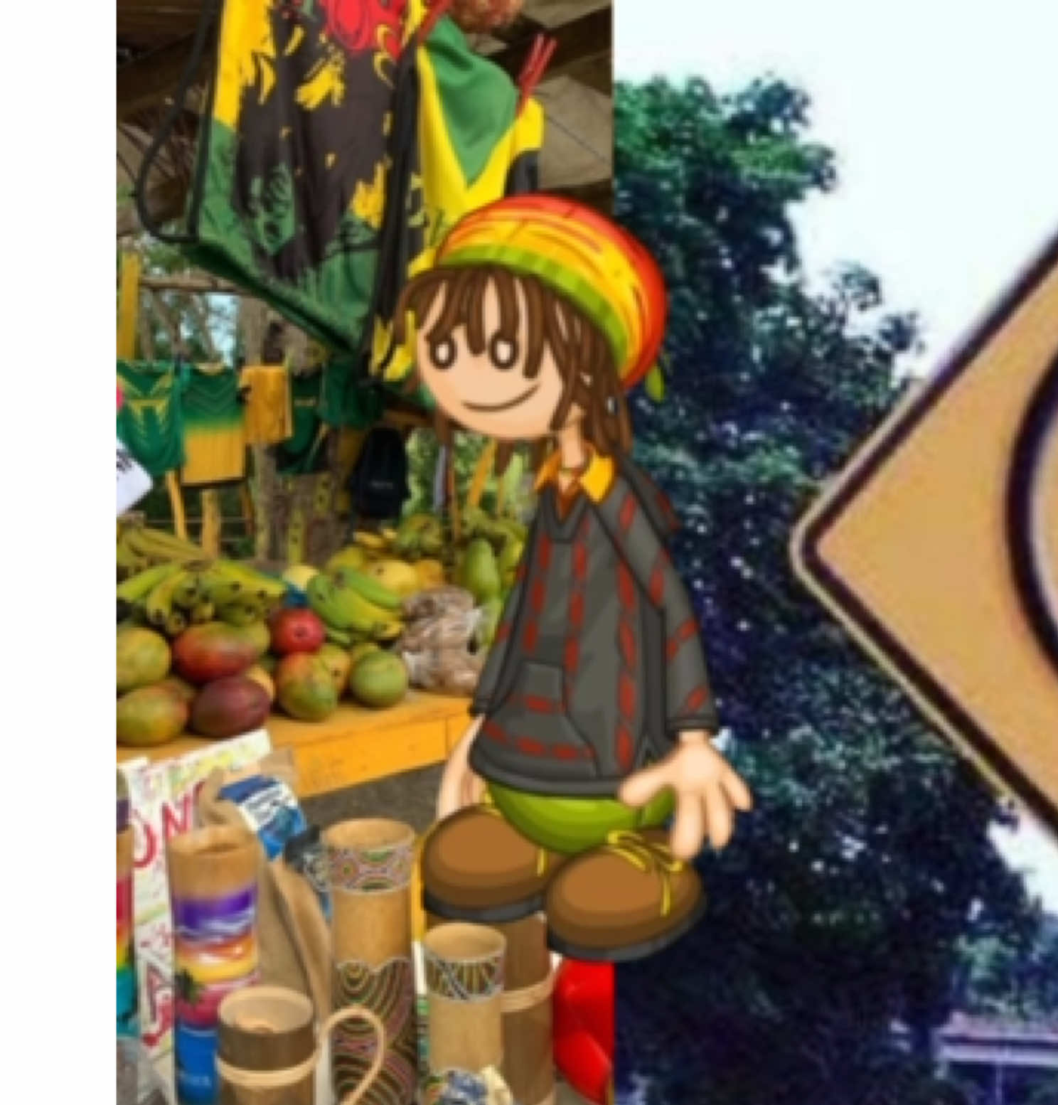 Hacky Zak from papas pizzeria #papalouie #papasfreezeria #papaspizzeria #papalouiepalsstories #jamaica #reggae #bobmarley #hippie #peace #rastafari #couldyoubeloved #jamaican 