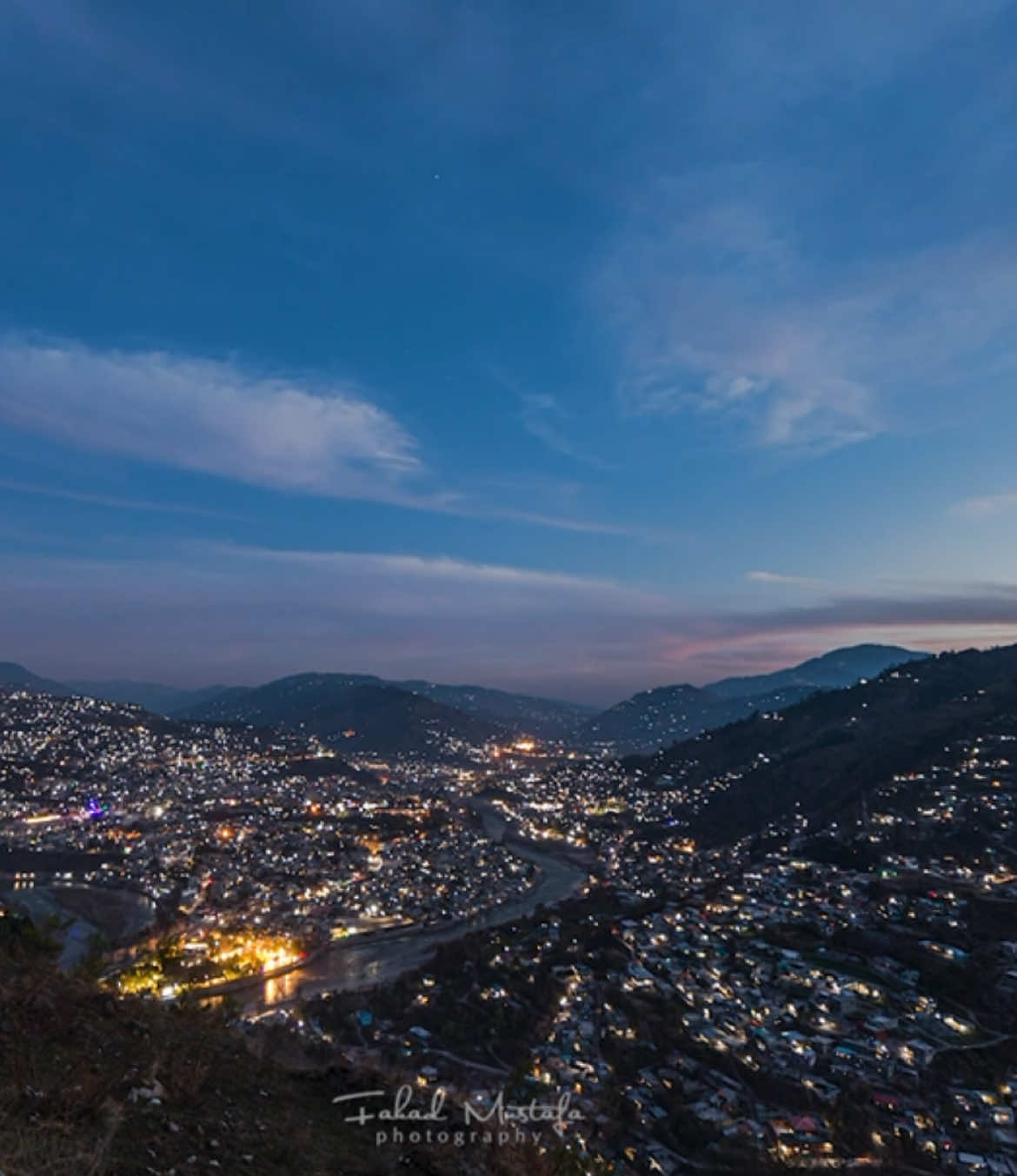 Sunset Timelapse of Muzaffarabad #fobak #mjc #muzaffarabadjeepclub #kashmir #muzaffarabad #foryou #sunset #timelapse 