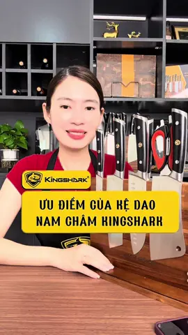 Ưu điểm khi mua kệ Dao nam châm Kingshark #kingshark #tiktokxuhuong #trending #dodunggiadung #giadungtienich #dodungnhabep #kedaobep #bodao4mon 