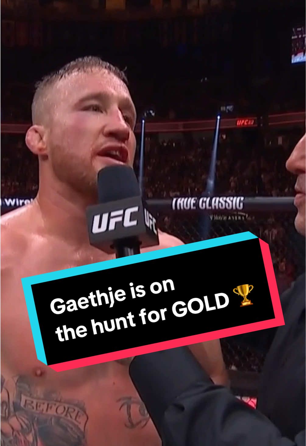 JUSTIN GAETHJE IS BACK! 💯 #UFC313 #UFC #MMA | LIVE on TNT Sports & discovery+
