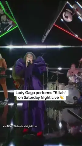 #LadyGaga performs “Killah” on SNL 👏 #ladygagavideos #snl #gaga #monsters #killah #livemusic 