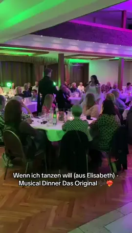 Wenn ich tanzen will (aus Elisabeth) - Musical Dinner - DAS ORIGINAL 🎶✨ One of my top favourite duets all time that I was able to sing and perform last Friday in the Musical Dinner Show. Definitely one of my Dreamroles to play one day… der Tod.. such a mysterious, melancholic, epic character in the show. With songs like „Die Schatten werden länger, Der letzter Tanz“ und vieles mehr. Hope you enjoyed watching our rendition 🫶🏻 Originally written and composed by: @szilveszterlevay & @storyarchitekt  Location: @clemenswertherhof  Production: @musicaldinnerdasoriginal  Sissi/Elisabeth: @minilovelylove  #new #newpost #explore #acting #singing #dancing #performing #musical #musicaltheatre #german #austrianstory #sissi #elisabeth #dertod #tenor #fy #f#fypforyou #foryoupage #e#elisabethdasmusicalmusicaldinnerdasoriginal #michaelkunze #szilvesterlevay #dreamrole #grateful #music #duet #Love #melancholy 