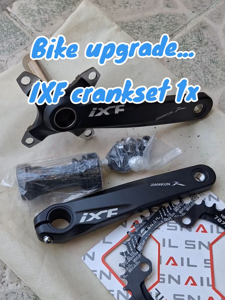 IXF crank set 1x for MTB 104bcd #bikelife #mtb #fyp  #biketowork #ixfcrankset #kabisigleta 