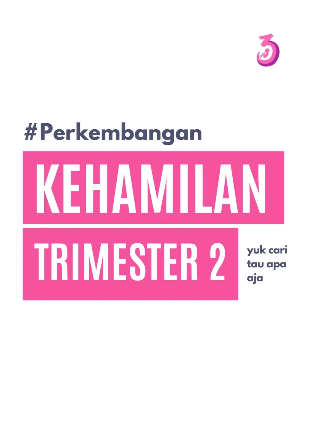 Perkembangan kehamilan trimester 2 itu gimana ya moms? Yuk cari tau disini #perkembangananak #kehamilan #trimester2 