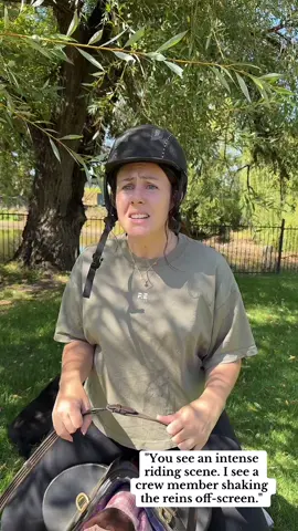 Lisa riding to save the day… 😆#horsesdayoff #saddleclubsecrets #budgetequestrian #closeups 