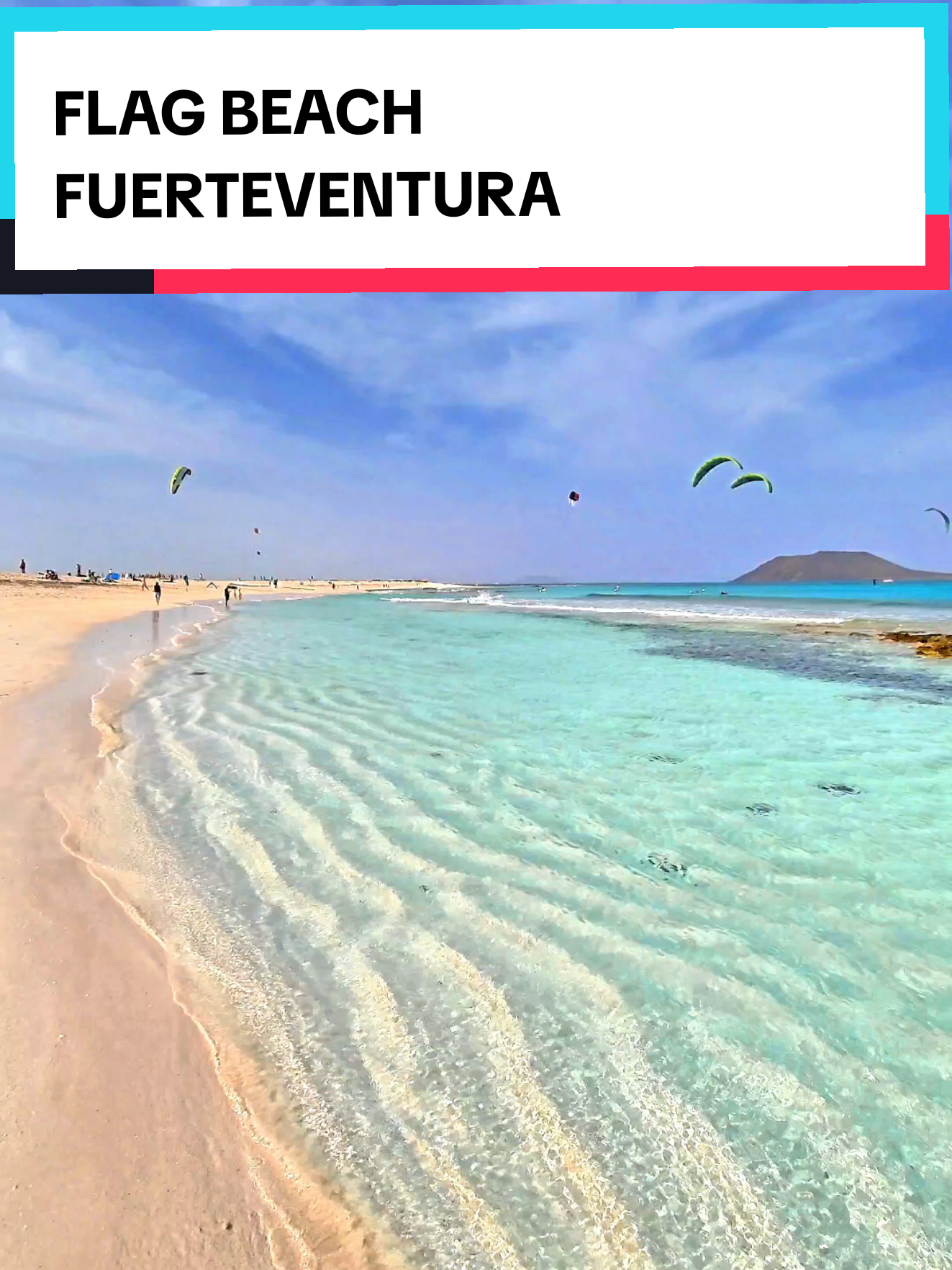 FLAG BEACH FUERTEVENTURA ❣️  #Fuerteventura #DunasDeCorralejo #Viaggi #perte #neiperte #paradise #fpy 