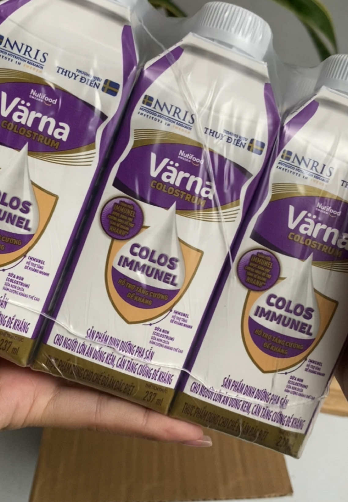 Thùng 12 Hộp Sữa Bột Pha Sẵn Varna colostrum #viral #viralvideo #viraltiktok #sua #suabotphasan #varna