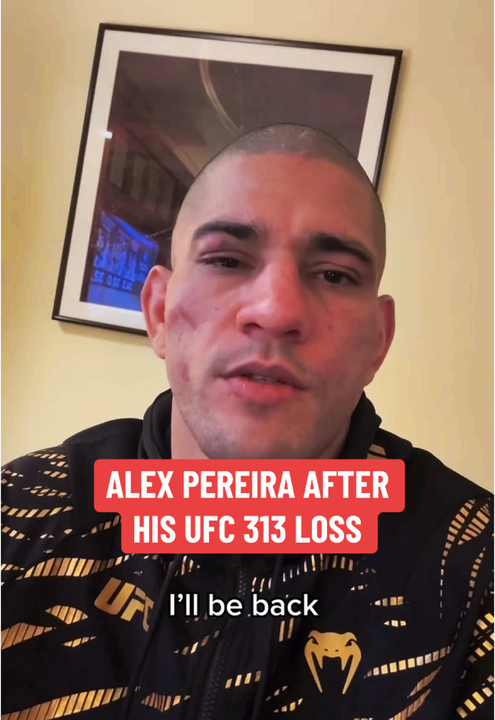 “I’ll be back like I’ve always done.” #AlexPereira after his loss at #UFC313 (via alexpoatanpereira/IG) #UFC #MMA #combatsports 