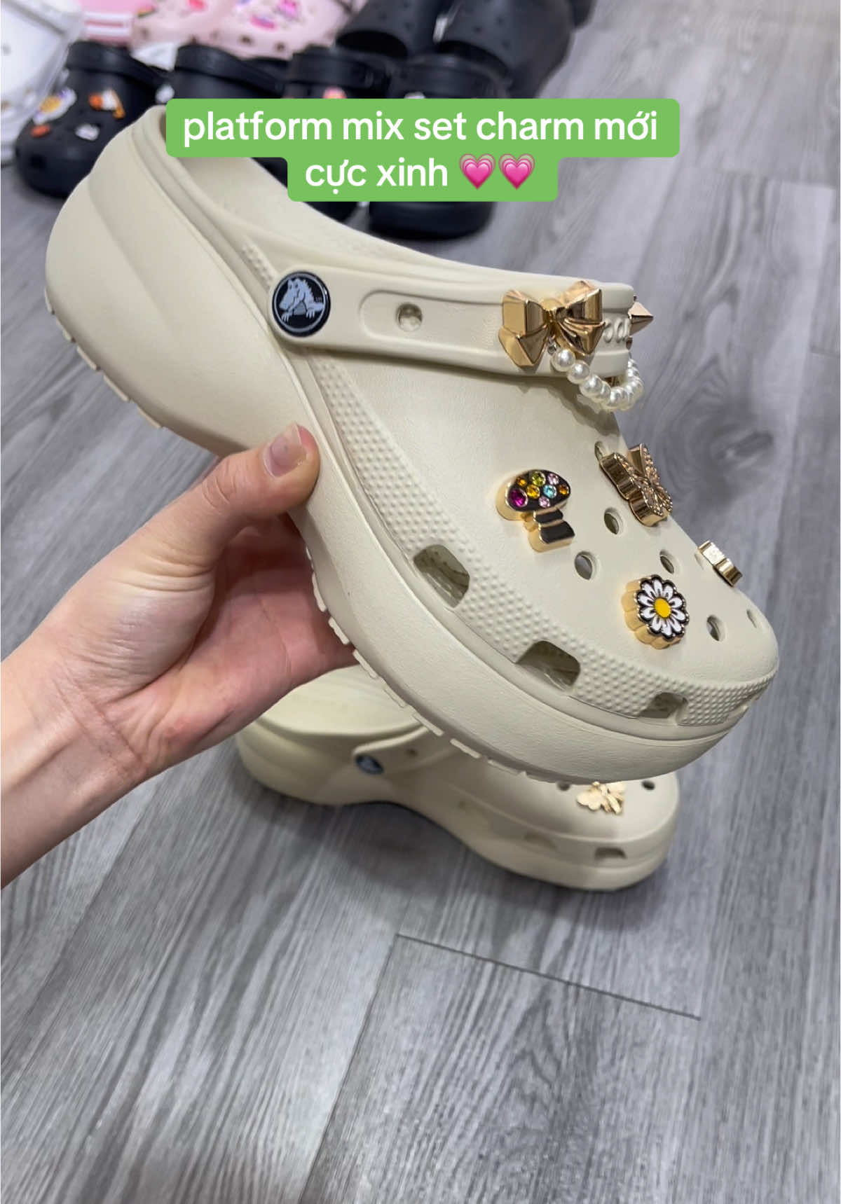 Thêm 1 set charm moiw cho ce tham khảo nha 🥳🥳💗💗💗 #crocostore59tranquangdieu #hottrend #xuhuong 