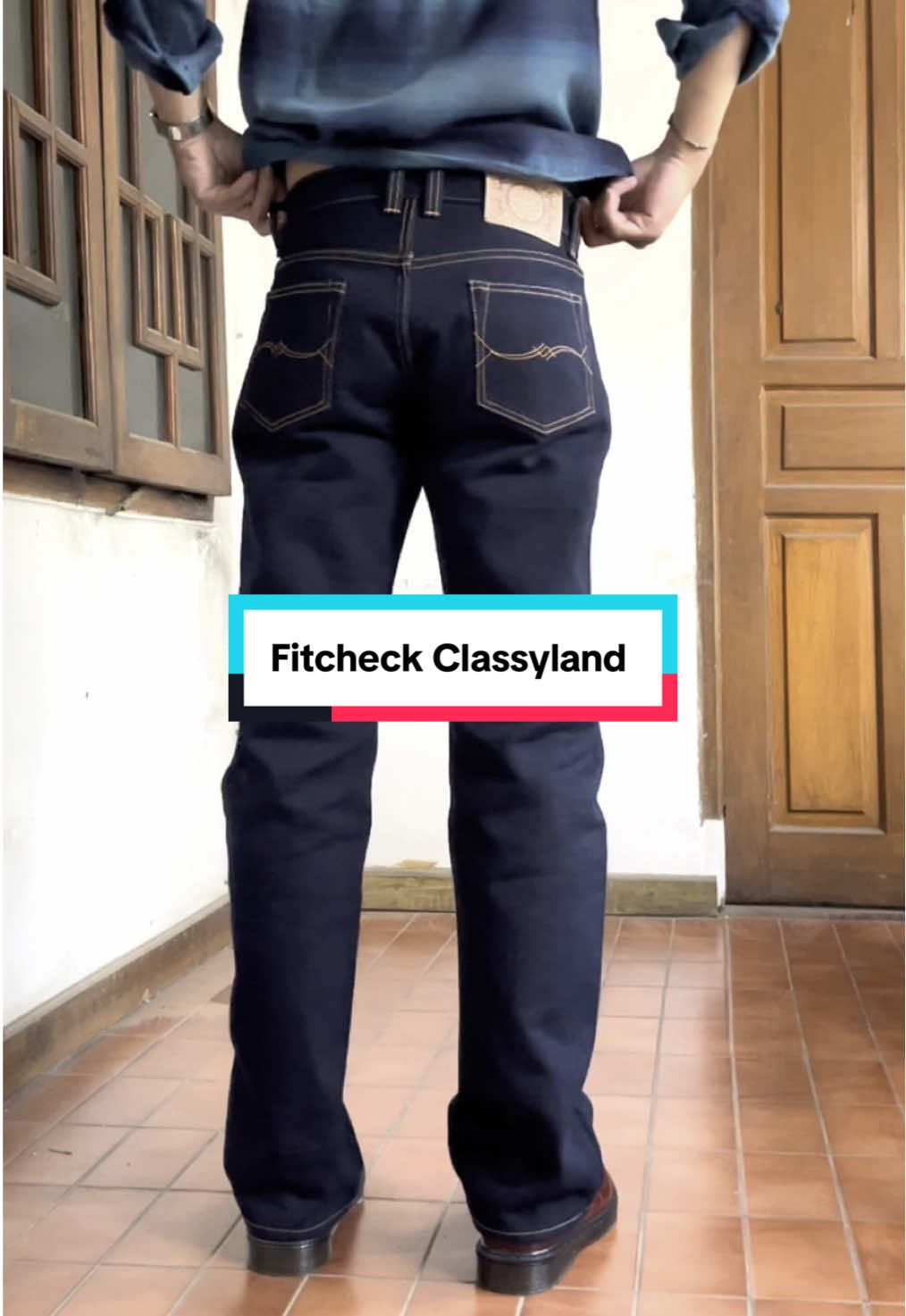 Yang classy' aja 👌🏻 👖: Classyland co. Kambas East Brown Weft 18oz @classyland company  #classylandco #rawdenim #denimheadindonesia #outfitbukber #pamerindenimlo #fypage 
