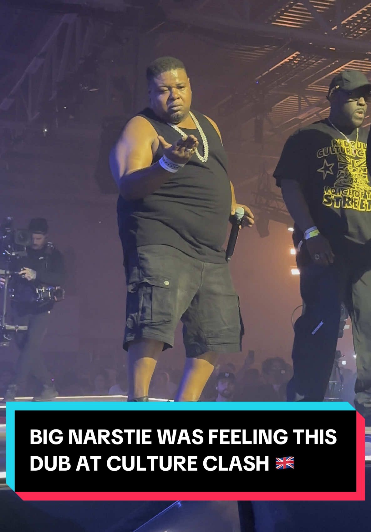 He was in his feels @Big Narstie 😂👌 #fyp #viral #redbullcultureclash #ukrap #livemusic 