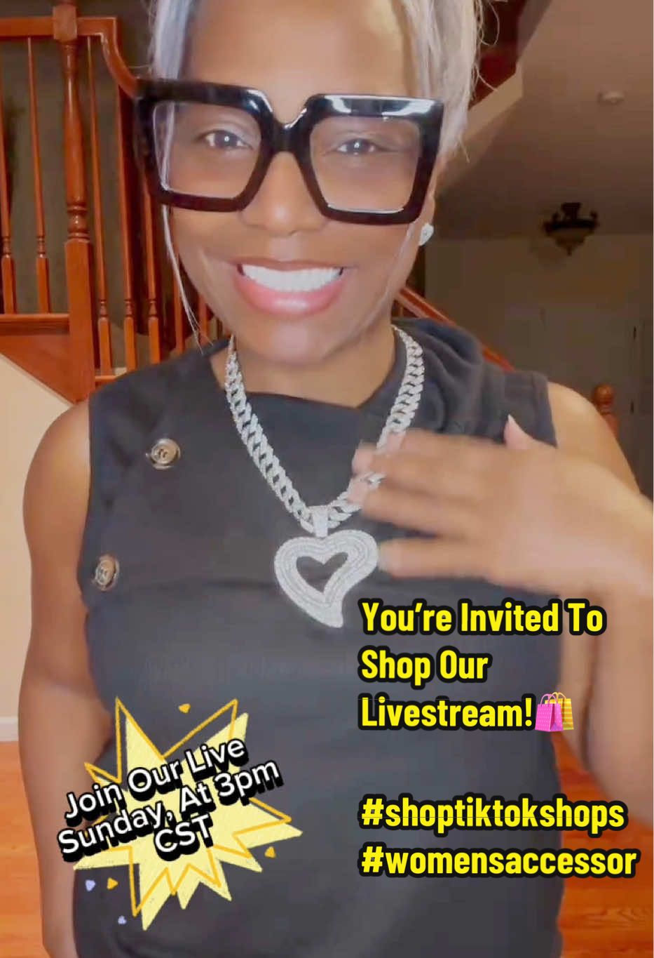 🔥🔥🔥 The Color Of My Shades, Will Be Going Live Today At 3pm CST, And You’re Invited! You’ll Shop Some Of The Trendiest Styles On TikTok! So, Pull Up With The Expectation To Walk Away With Your New Favorite Fashion Pieces! Don’t Miss Out! Spring Into Fashion And WOW The Crowd ! 🛍️🛍️🛍️ #tiktoklivestream #tiktoklivespotlight #womenaccessories #womensaccessories #shopstoreintiktok #shoptiktokshop #shoptiktoks #tiktok_shop #tiktokmademetryit #foryou #womenjewelry#CapCut 