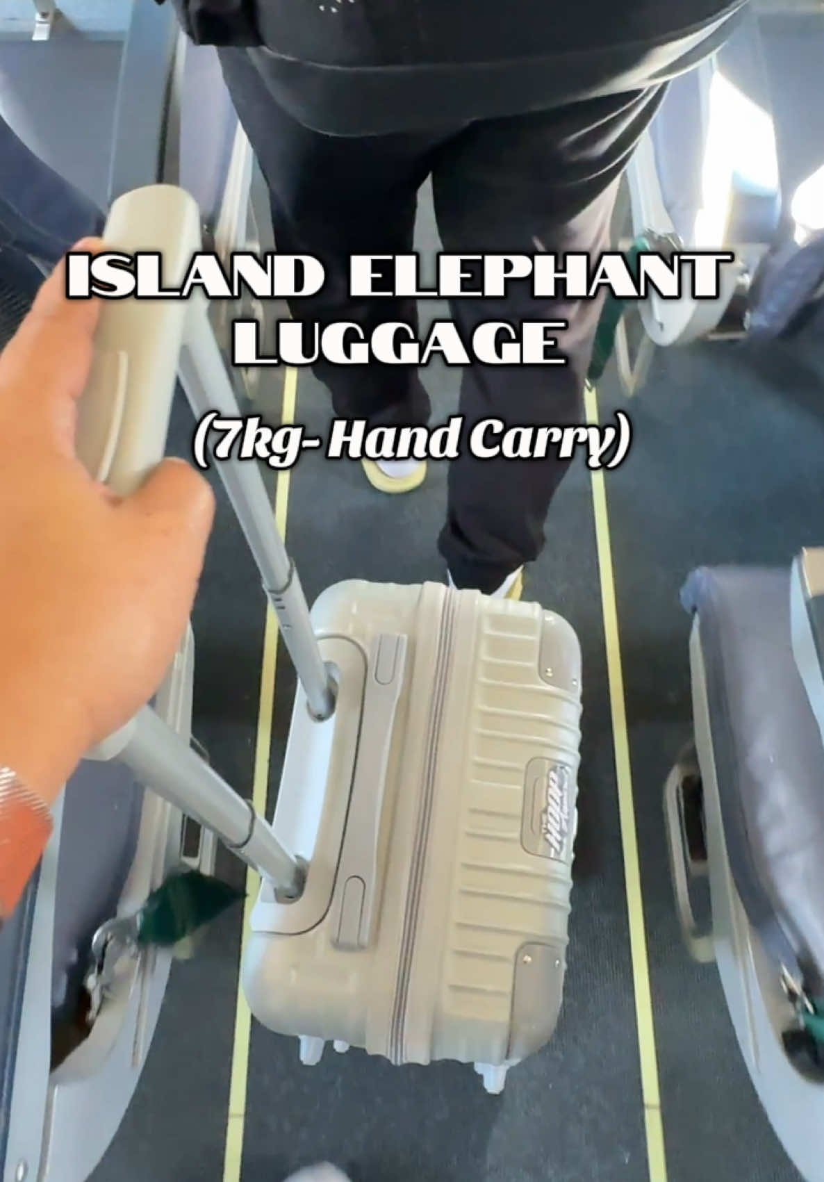 ISLAND ELEPHANT HAND-CARRY LUGGAGE 💕✈️  #islandelephantLuggage #7kghandcarryluggage  #travelsuitcase 