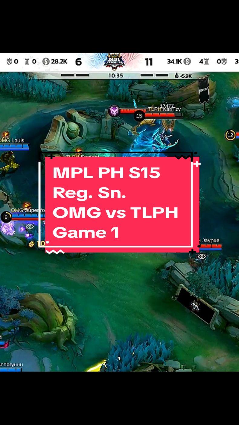 MPL Philippines | Season 15 | Regular Season | Omega vs TLPH Game 1 #mplphilippines #ParaSaTagumpay #MLBB #fyp 