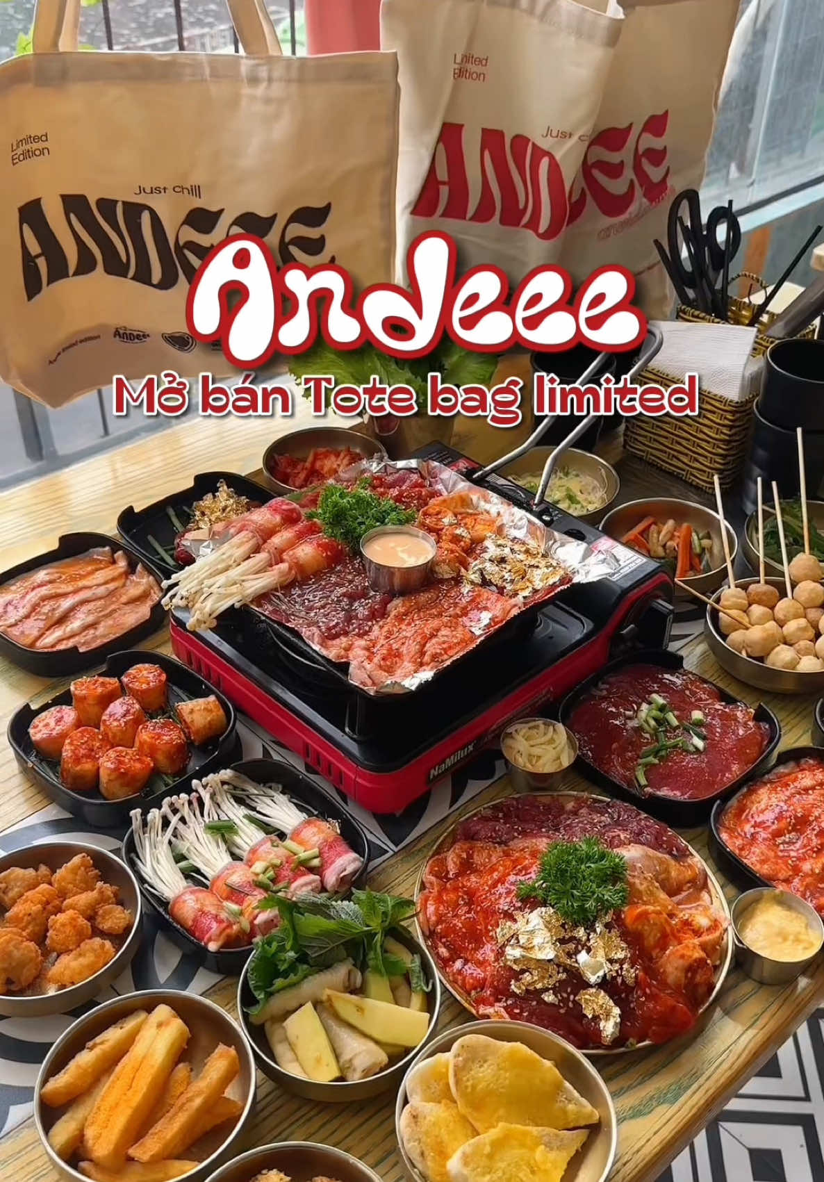 Andeee thui bà con ơiii  #vrmgr #hyeminne #minanmaikhongbeu #quananngon #andeee #buffetnuongsinhvien #buffetnuong #donuong 