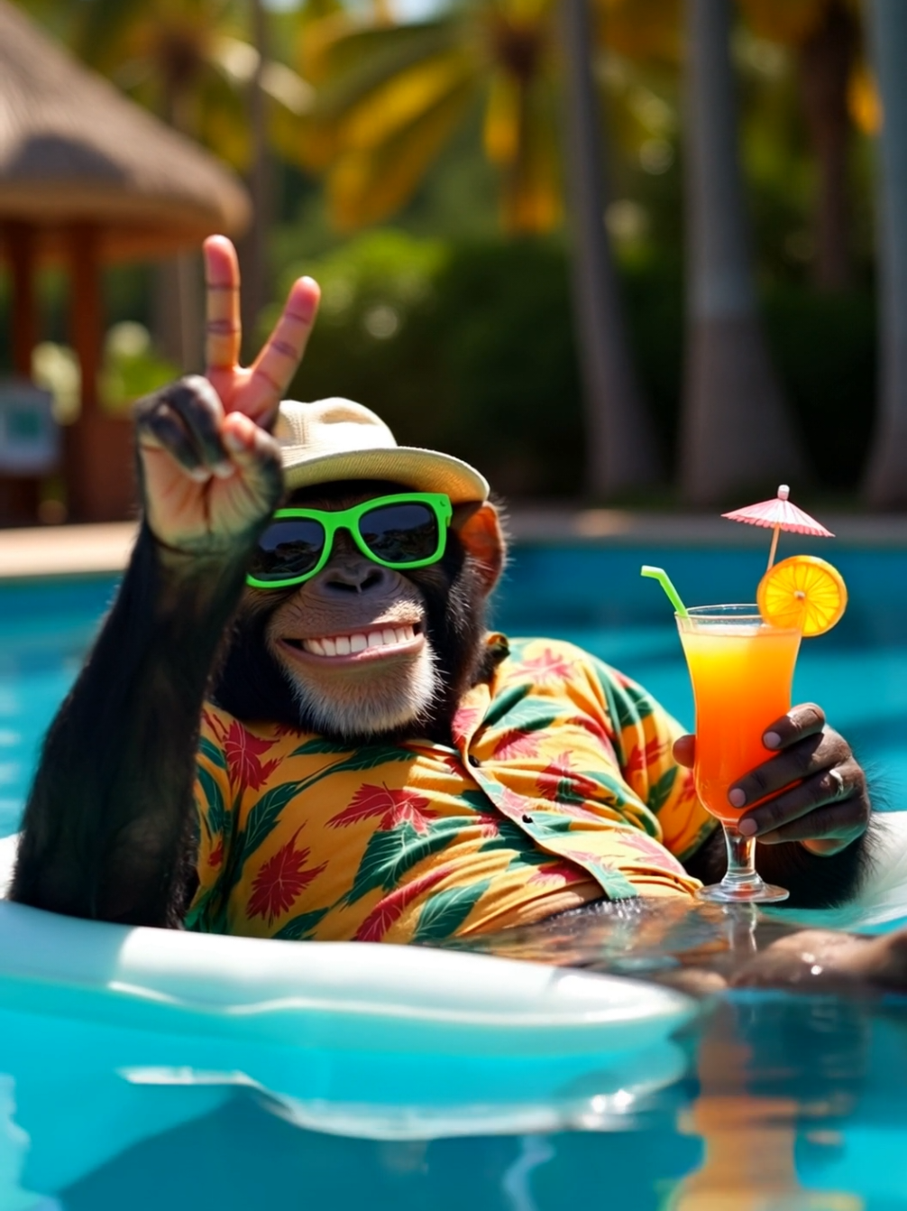 can't wait for the summer sun ☀️ #monkey #animalsoftiktok #rasta #bobmarley #sun #vibes #livingmybestlife 