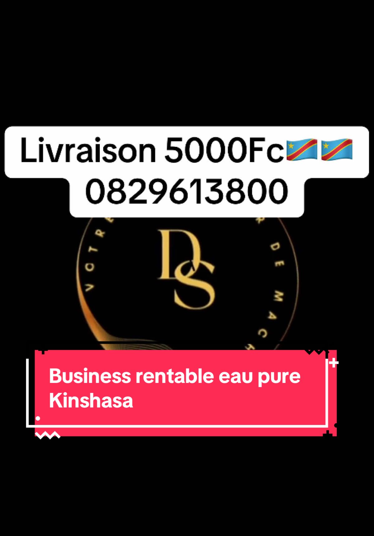 Nous avons tout ce dont vous avez besoin pour débuter votre Business très rentable de vente d eau potable !livraison partout à Kinshasa et expédition dans tout nos provinces chaque jour ! 0829613800🇨🇩 #bussiness#visibilité #bonplantiktok #eaupure #kinshasa🇨🇩 #livraisonpartout 