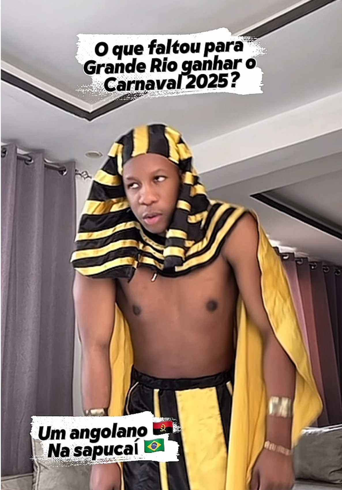 @Acadêmicos do Grande Rio estou pronto 🇦🇴🇧🇷❤️ #lilianopedro26 #granderio2025 