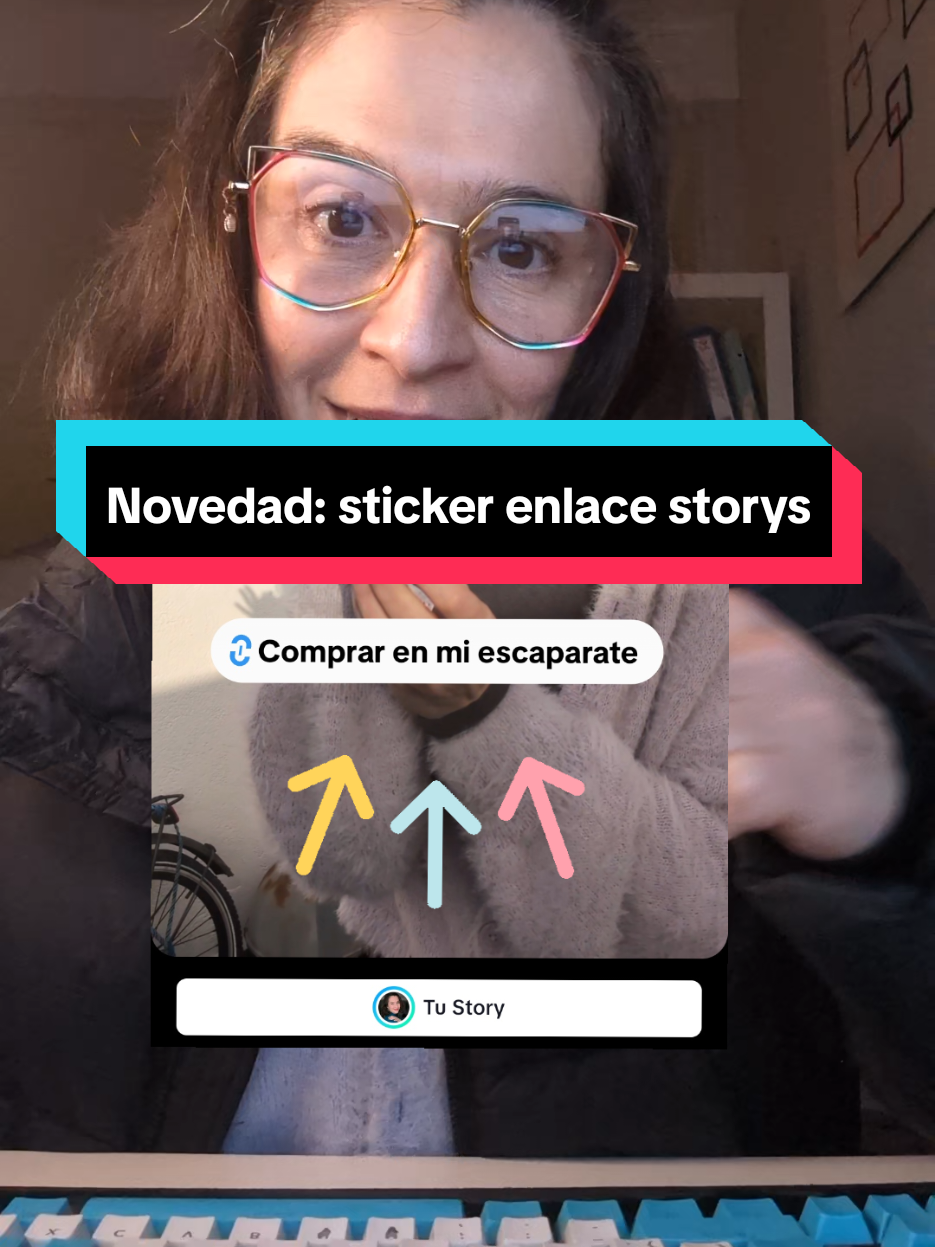 Súper novedades Tiktok: ya podemos añadir cualquier tipo enlaces en nuestras storys por ejemplo a los productos de nuestro escaparate de Tiktok Shop. #stickerenlace #storystiktok #tiktokshop #monetizartiktok #greenscreen 