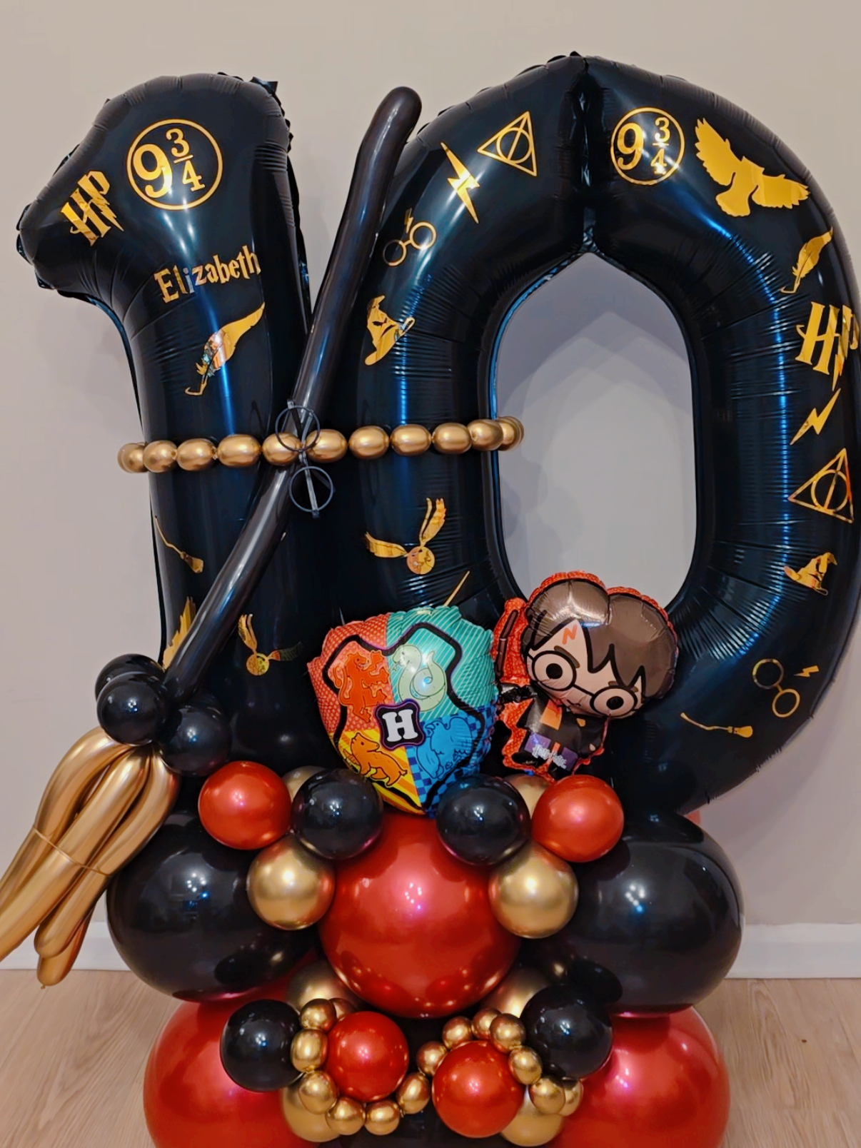 Harry Potter 🪶⚡️ #birthdaytheme #birthdayideas #balloonstack #birthdaygirl #giftideas #fypviralシ #fypviraltiktok🖤シ゚☆♡ #balloons #balloonart #harrypotter  #happypottervibes #harrypotterfandom 