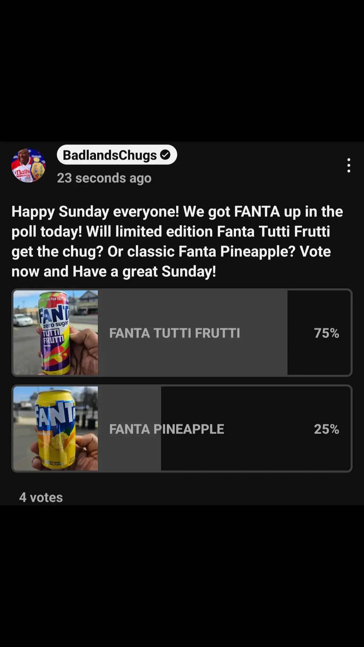 Fanta Pineapple or Fanta Tutti Frutti? Pick one