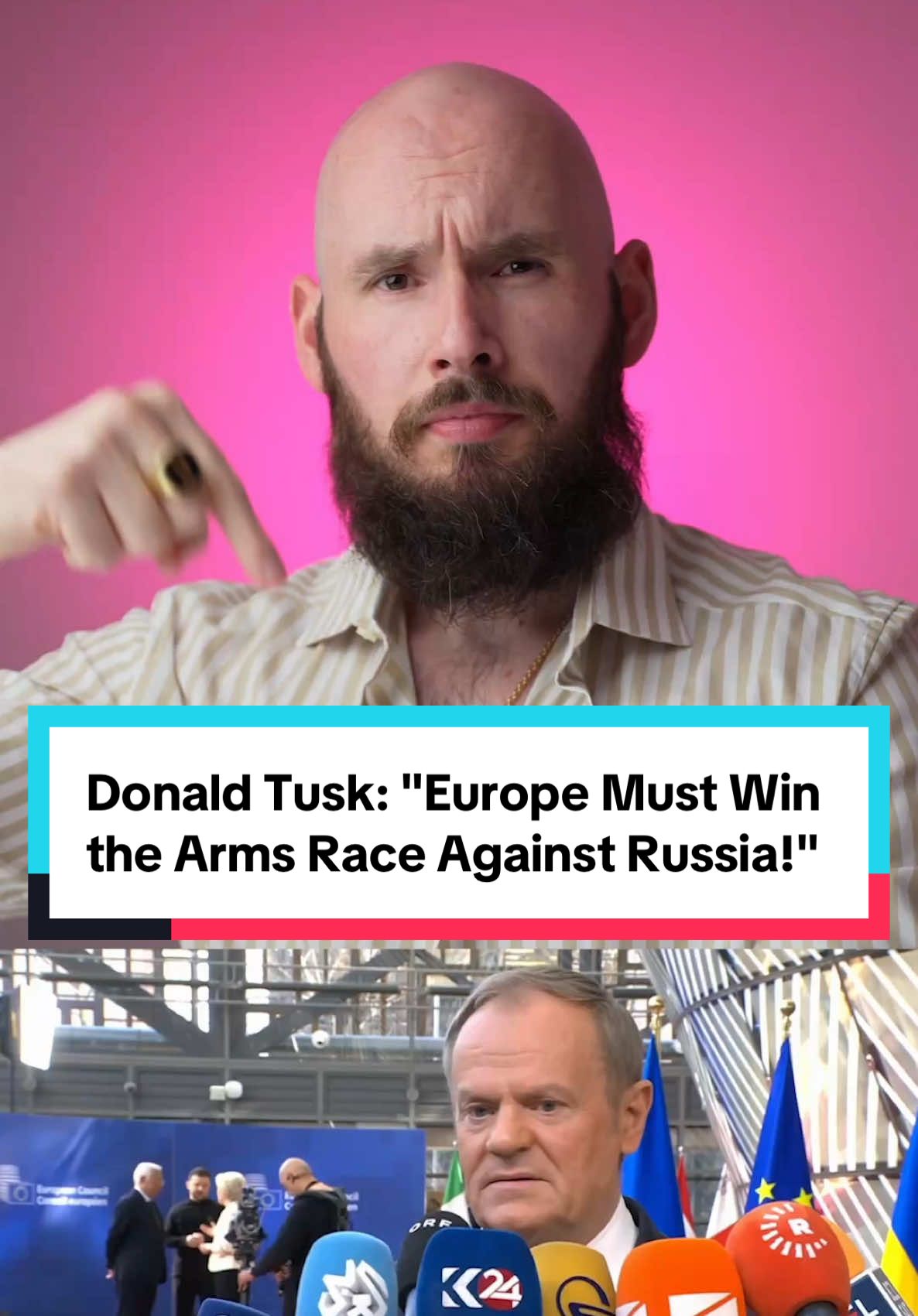 Polish Prime Minister Donald Tusk has sent a clear and urgent message—everything in Europe has changed. According to him, Russia isn't just waging war against Ukraine; it is preparing for something much bigger. With Putin pushing an arms race, Tusk believes Europe has no choice but to rise to the challenge and outmatch Russia, just as the West did against the Soviet Union decades ago. Tusk insists that Europe’s self-sufficiency isn’t about distancing from allies like the U.S., but rather about ensuring independence from the looming Russian threat. He’s confident that Russia will ultimately lose this arms race, just as the USSR did, but is this really realistic? Can the European Union truly outpace Russia in military power? Or is this an overestimation of Europe’s capabilities? This statement raises serious questions: Is Europe ready to rearm at the scale necessary to counter Russia? And if so, what does this mean for global stability? Let’s discuss in the comments—do you agree with Tusk, or do you think Europe is underestimating the challenge ahead?