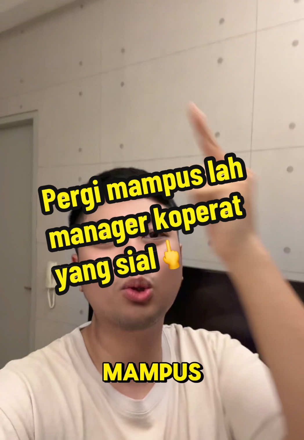 Video ni ditujukan khas Kepada manager zalim, sial dan kejam. Kepada pekerja yg terainiya, aku doakan kau boleh cari jalan keluar dan hidup dengan lebih baik dari semalam #resign #majikan #b40 #xybca #fyp