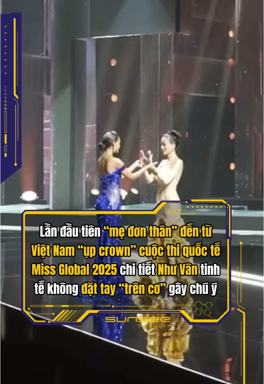 Chi tiết Miss Global 2025 Như Vân tinh tế không đặt tay “trên cơ” lúc chuẩn bị công bố gây chú ý👑❤️ #nguyendinhnhuvan #sunseeshowbiz #TikTokGiaiTri #catwalk #beautyqueen #tiktoknews #missglobal2025 #missglobal 