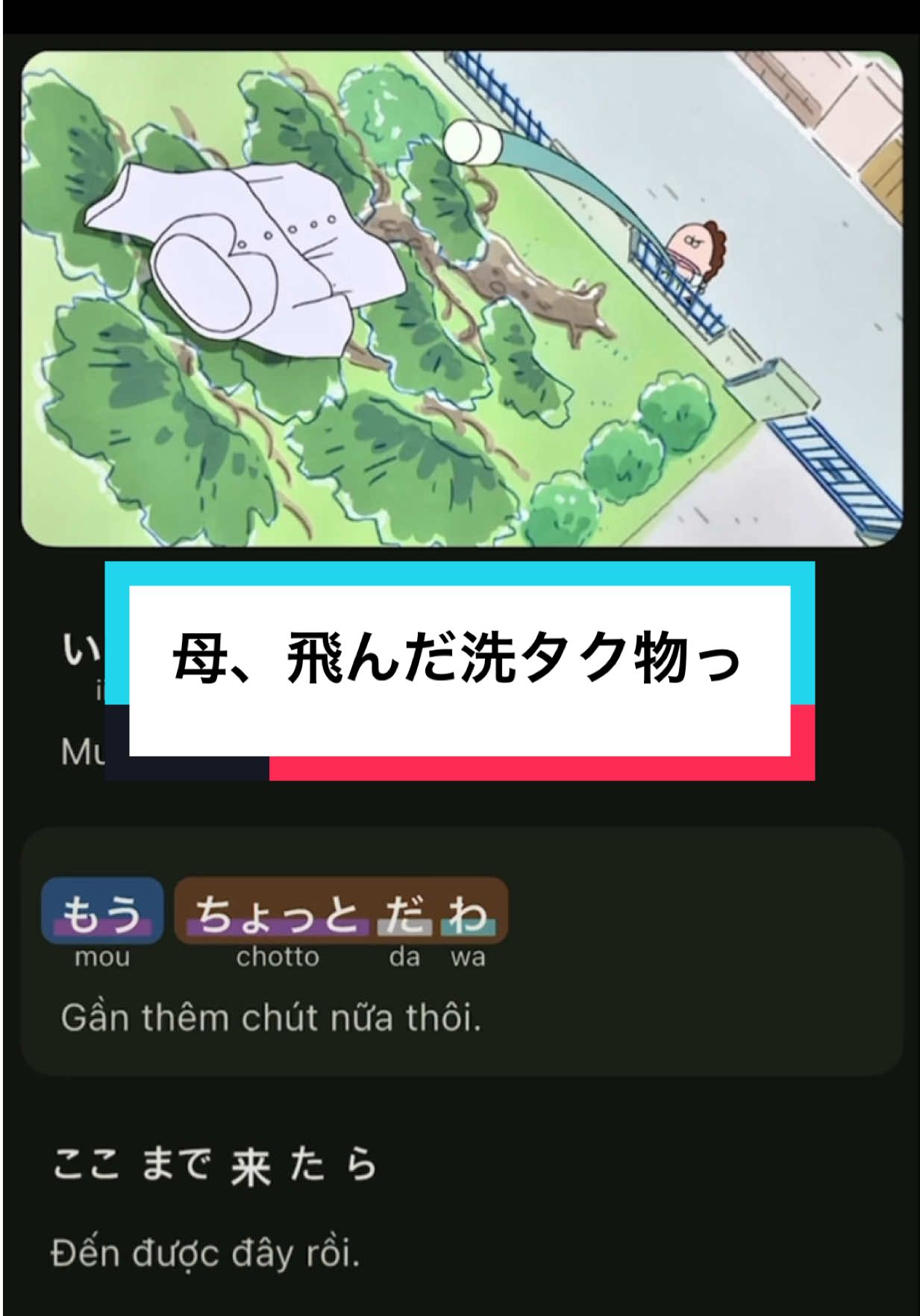エピソード：「母、飛んだ洗タク物っ...」｜あたしんち💕 Luyện nghe tiếng Nhật qua phụ đề song ngữ anime mỗi ngày📝📚‼️. #日本語 #日本語勉強 #tiengnhat #anime #atashinchi #あたしンち #japanese #xuhuongtiktok 