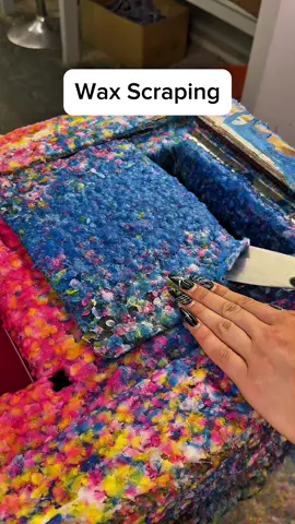 Wax Scraping Satisfying #wax #scraping #asmr #cleaning #satisfying #oddlysatisfying #fyp 